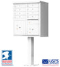 8 Door CBU Mailbox - White
