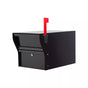 Whitehall Quint Mount MailVault Mailbox Rack with Pyramid Caps (5 Mailboxes, Quint Mount Rack with MailVault Hardware)
