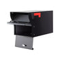 Whitehall Quad Mount MailVault Mailbox Rack with Pyramid Caps (4 Mailboxes, Quad Mount Rack with MailVault Hardware)