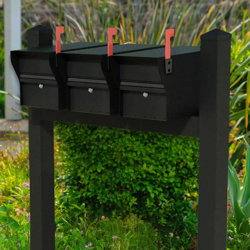 Whitehall Triple Mount MailVault Mailbox