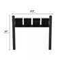 Whitehall Quad Mount MailVault Mailbox Rack with Pyramid Caps (4 Mailboxes, Quad Mount Rack with MailVault Hardware)