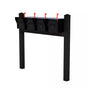 Whitehall Quad Mount MailVault Mailbox Rack with Pyramid Caps (4 Mailboxes, Quad Mount Rack with MailVault Hardware)