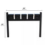 Whitehall Quint Mount MailVault Mailbox Rack with Pyramid Caps (5 Mailboxes, Quint Mount Rack with MailVault Hardware)