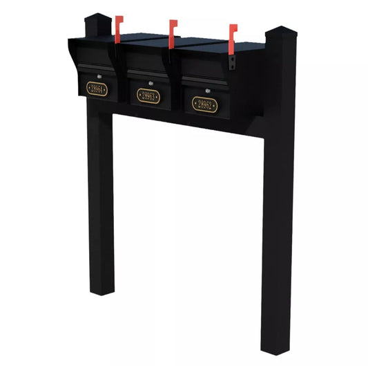 Whitehall Triple Mount MailVault Mailbox