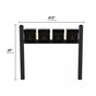 Whitehall Quad Mount MailVault Mailbox Rack with Pyramid Caps (4 Mailboxes, Quad Mount Rack with MailVault Hardware)