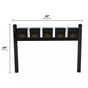 Whitehall Quint Mount MailVault Mailbox Rack with Pyramid Caps (5 Mailboxes, Quint Mount Rack with MailVault Hardware)