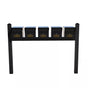 Whitehall Quint Mount MailVault Mailbox Rack with Pyramid Caps (5 Mailboxes, Quint Mount Rack with MailVault Hardware)