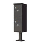2 Parcel Lockers USPS Cluster Mailbox CBU, Pedestal Included