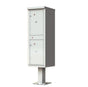 2 Parcel Lockers USPS Cluster Mailbox CBU, Pedestal Included