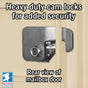 Salsbury 3316-U 16 Door Cluster Mailbox Premium Package with Pedestal and Installation Hardware