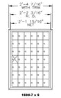 7 Doors High x 6 Doors (41 Tenants) 1600 Front-Load Private Distribution Mailbox in Anodized Aluminum Finish