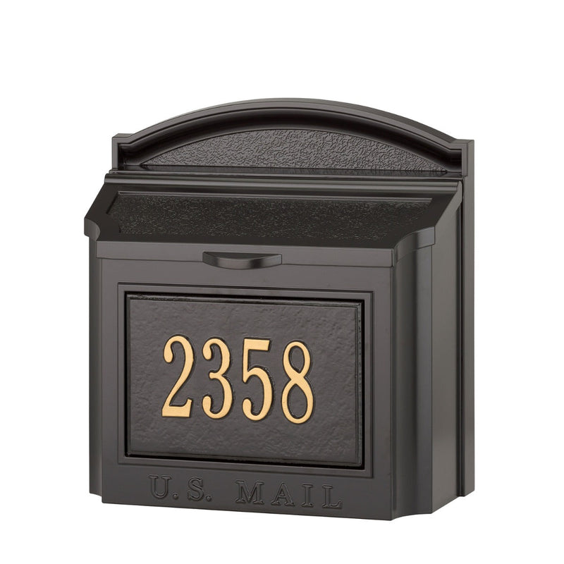 Whitehall Custom Wall Mount Mailbox with Removable Locking Insert