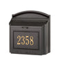 Whitehall Custom Wall Mount Mailbox with Removable Locking Insert