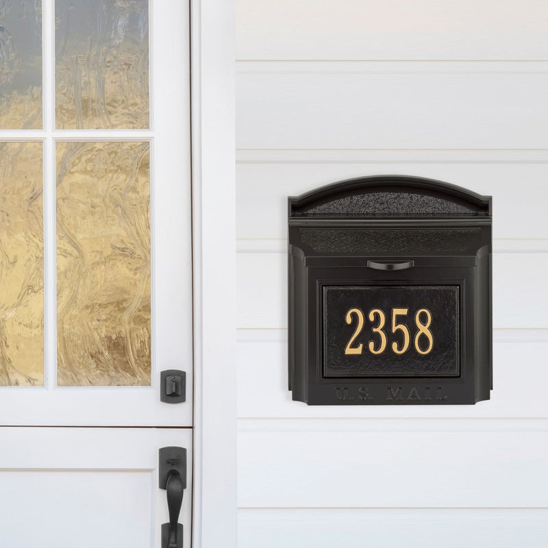 Whitehall Custom Wall Mount Mailbox with Removable Locking Insert