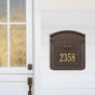 Whitehall Custom Wall Mount Mailbox with Removable Locking Insert