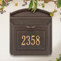 Whitehall Custom Wall Mount Mailbox with Removable Locking Insert