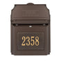 Whitehall Custom Wall Mount Mailbox with Removable Locking Insert