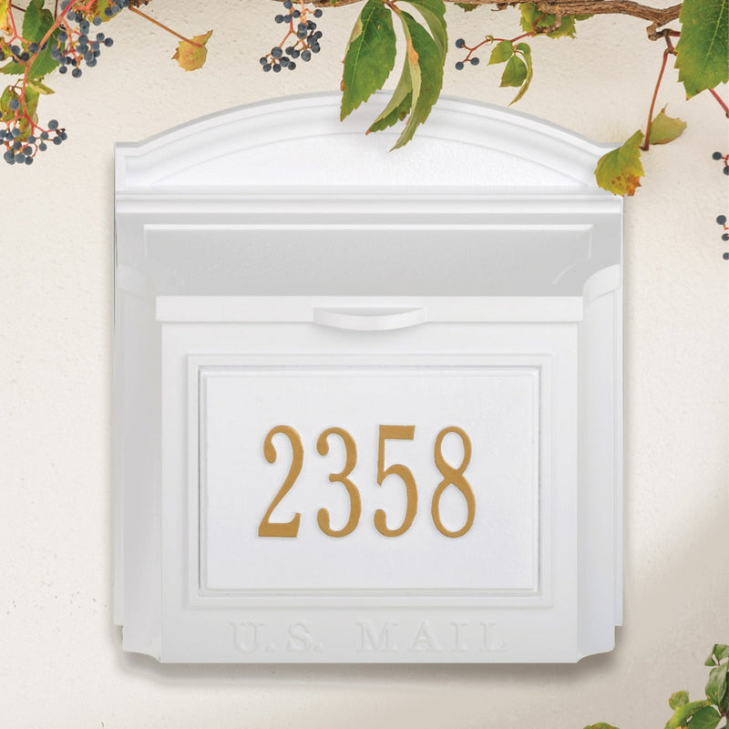 Whitehall Custom Wall Mount Mailbox with Removable Locking Insert