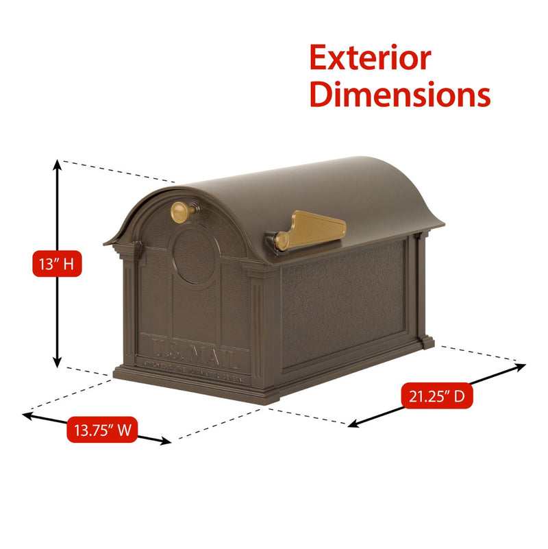 Whitehall Balmoral Monogram Mailbox-Post Package