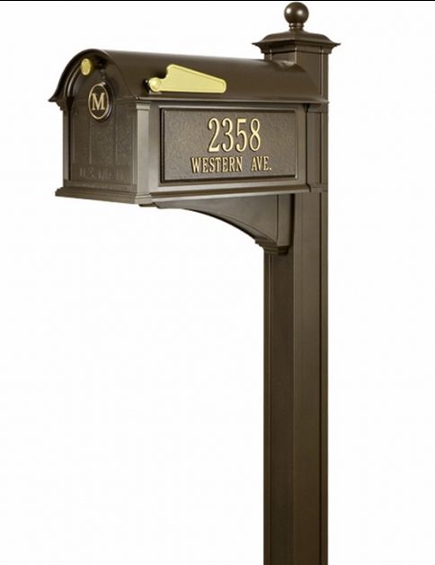 Whitehall Balmoral Monogram Custom Mailbox Package - Build Options