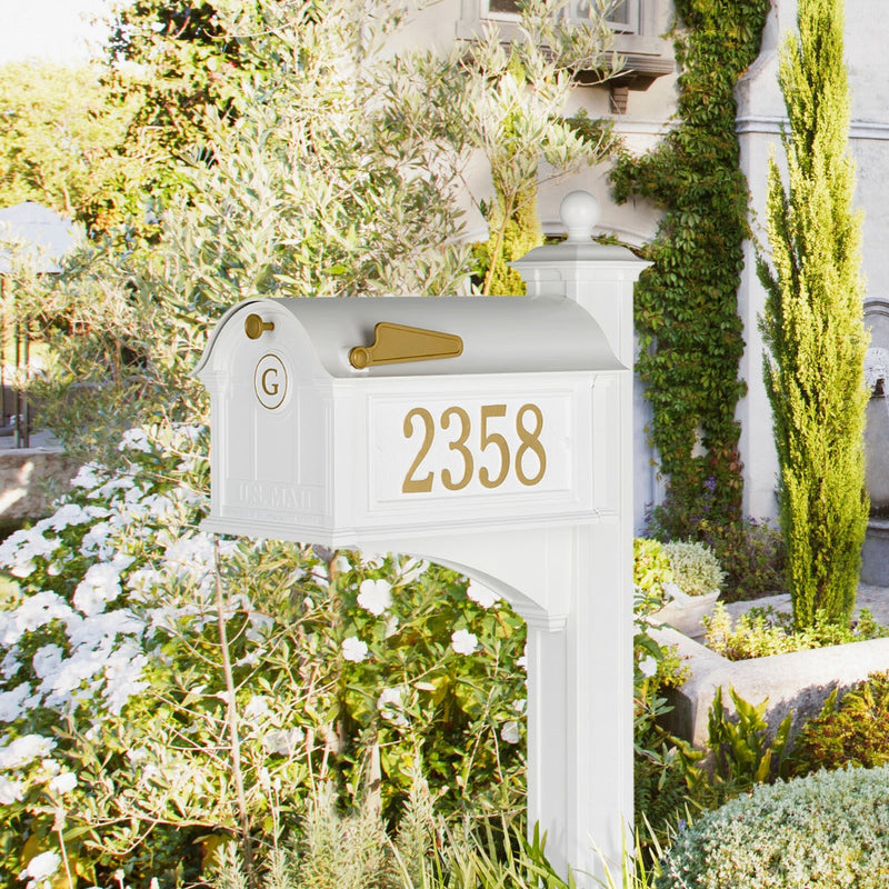 Whitehall Balmoral Monogram Mailbox-Post Package