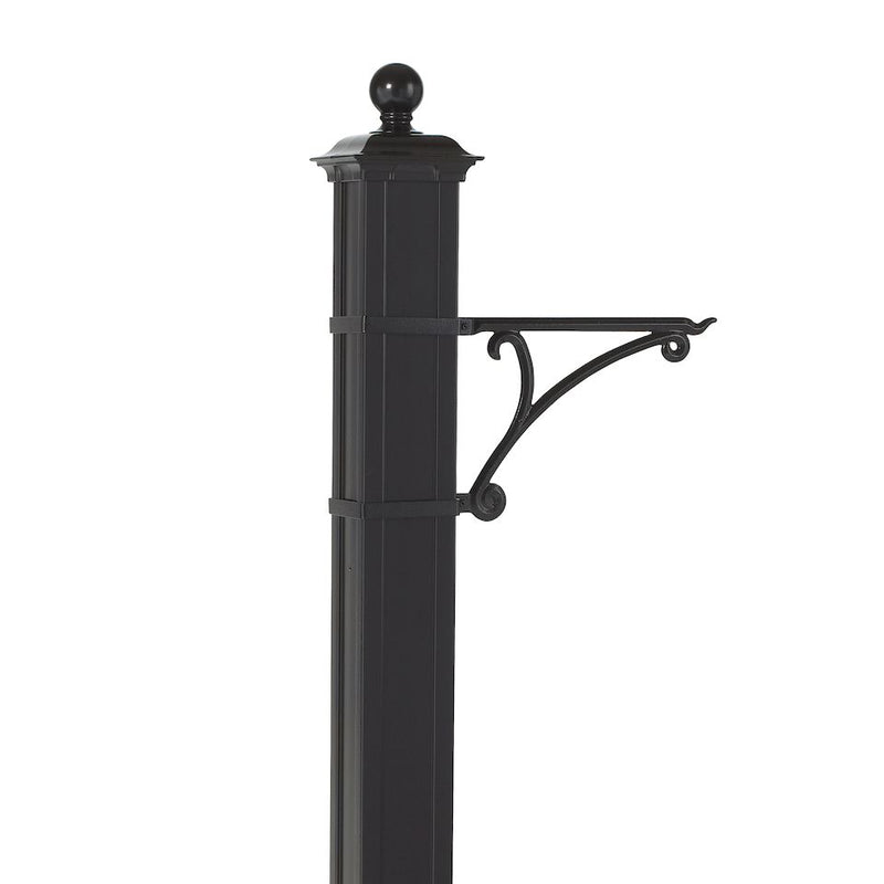 Whitehall Balmoral Post and Bracket with Finial (Choose Color)