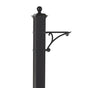 Whitehall Balmoral Post and Bracket with Finial (Choose Color)