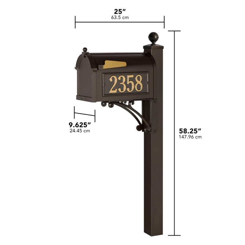 Whitehall Deluxe Mailbox Package