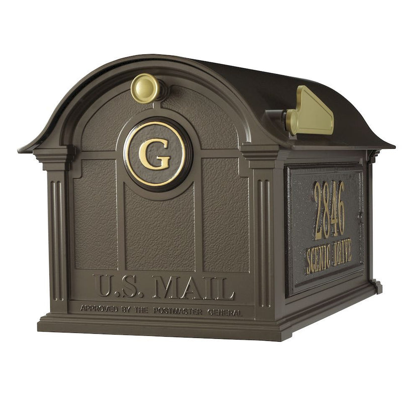 Whitehall Balmoral Monogram Custom Mailbox Package - Build Options