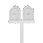 Whitehall Side Mount Double Mailbox Package