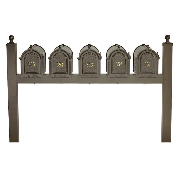 Whitehall Multi Mailbox Quint Package - Choose Color