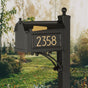 Whitehall Modern Deluxe Capitol Mailbox Post Package