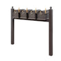Balmoral Quad Mount Mailbox Set with Personalized Door Medallions & Ball Finials – Available in Black, Bronze, and White
