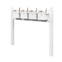 Balmoral Quad Mount Mailbox Set with Personalized Door Medallions & Ball Finials – Available in Black, Bronze, and White