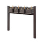 Balmoral Quad Mount Mailbox Set with Personalized Door Medallions & Cap Finials – Available in Black, Bronze, and White
