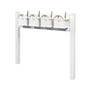 Balmoral Quad Mount Mailbox Set with Personalized Door Medallions & Cap Finials – Available in Black, Bronze, and White