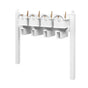 Balmoral Quad Mount Mailbox Set with Personalized Door Medallions, Newspaper Holders & Ball Finials – Available in Black, Bronze, and White
