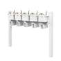 Balmoral Quint Mount Mailbox Set with Personalized Door Medallions, Newspaper Holders & Cap Finials – Available in Black, Bronze, and White