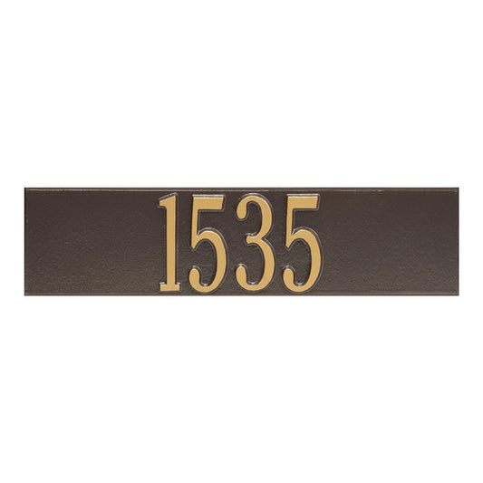 Whitehall Colonial Wall Mount Mailbox Plaque