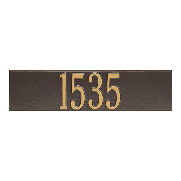 Whitehall Colonial Wall Mount Mailbox Plaque