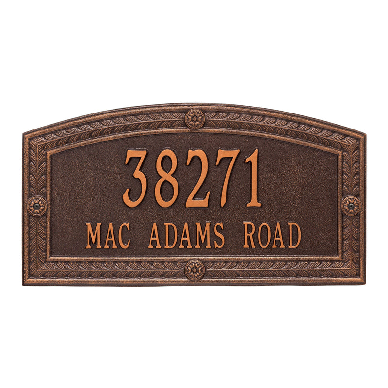 Personalized Hamilton Plaque - Estate - Wall - 2 line 