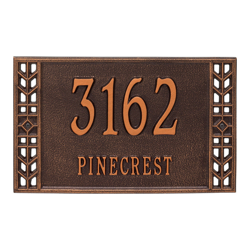 Personalized Boston Plaque - Standard - Wall - 2 Line 