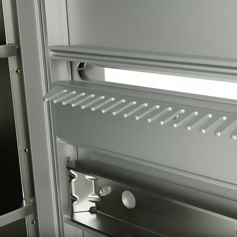 Florence 4C Mailbox Small Trash/Recycling Bin - 9 Doors High USPS Access