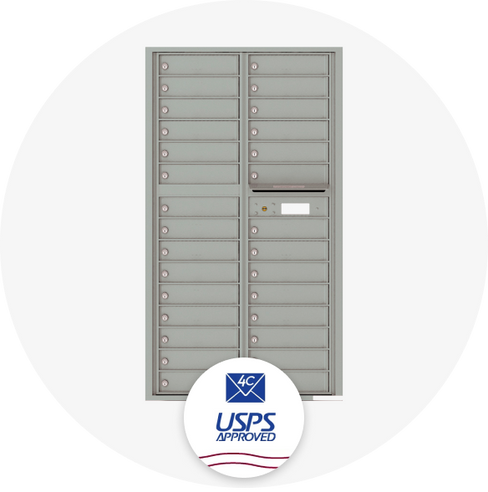 4C Recessed Mounted Mailboxes