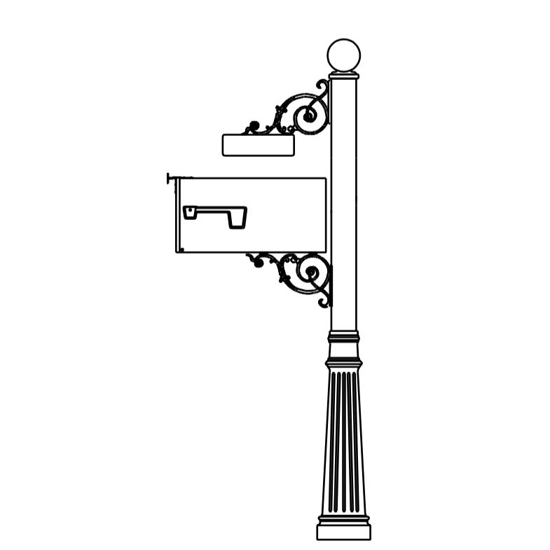 Imperial Century Mailbox Post System