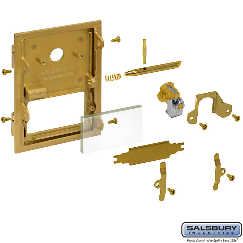 Custom Window Engraving - on Clear Plastic Window - for Brass Mailbox Door