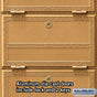 Salsbury Americana Mailbox - 8 Doors - Front Loading