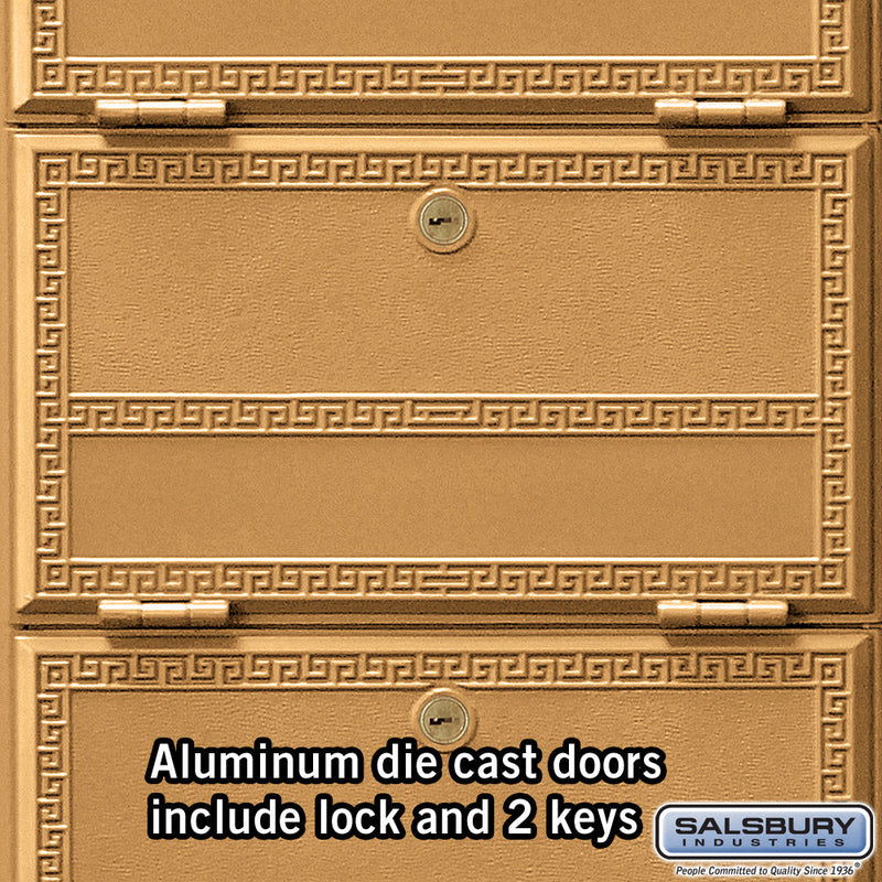 Salsbury Americana Mailbox - 8 Doors - Rear Loading