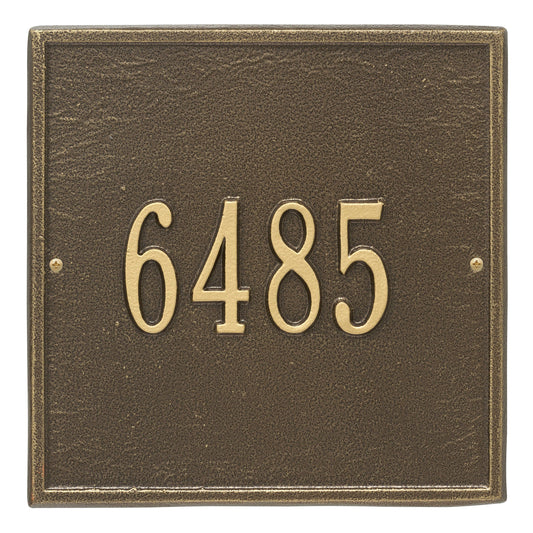 Personalized Square Plaque - Standard - Wall - 1 line 