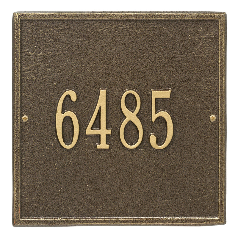 Personalized Square Plaque - Standard - Wall - 1 line 